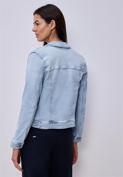 light blue washed