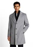 light grey melange twill