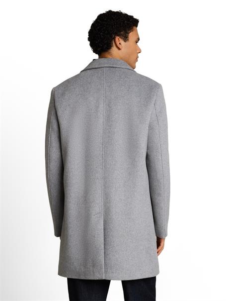 light grey melange twill