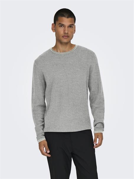 light grey melange