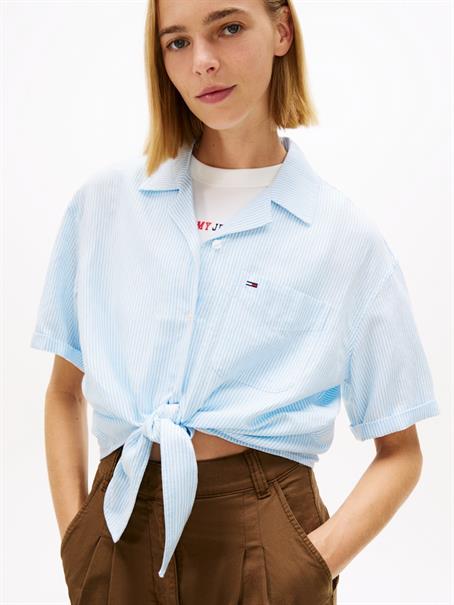 light powdery blue - stripe