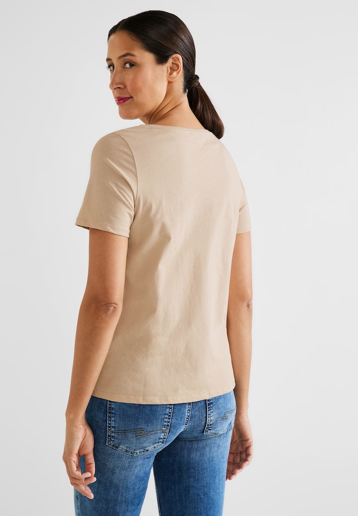 Street One Damen T-Shirt deep blue bequem online kaufen bei