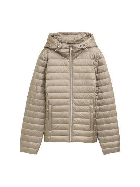 Lightweight Steppjacke mit Kapuze smoke olive