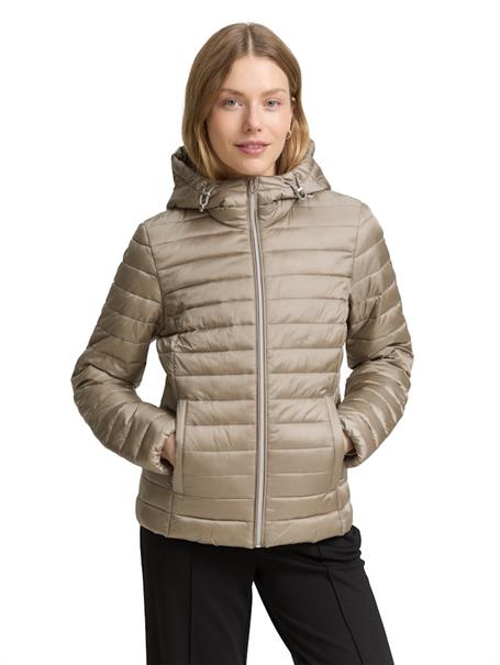 Lightweight Steppjacke mit Kapuze smoke olive