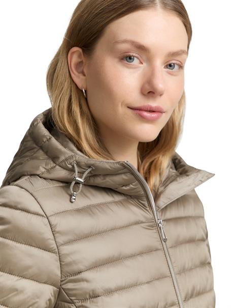 Lightweight Steppjacke mit Kapuze smoke olive