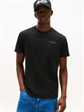 Linear Logo Slim Crew Neck T-Shirt black