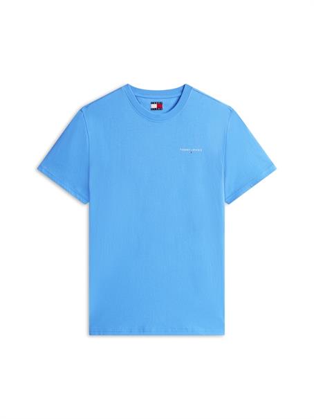 Linear Logo Slim Crew Neck T-Shirt blue twilight