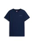 Linear Logo Slim Crew Neck T-Shirt dark night navy