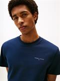 Linear Logo Slim Crew Neck T-Shirt dark night navy