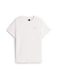 Linear Logo Slim Crew Neck T-Shirt ecru