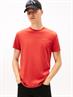 Linear Logo Slim Crew Neck T-Shirt terracotta red