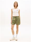 Linen Blend Five-Pocket Shorts bay leaf