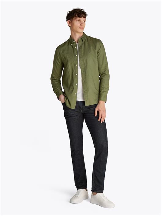 linen-blend-solid-rf-shirt-battle-green