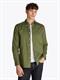 LINEN BLEND SOLID RF SHIRT battle green