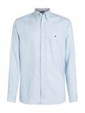LINEN BLEND SOLID RF SHIRT breezy blue