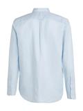 LINEN BLEND SOLID RF SHIRT breezy blue