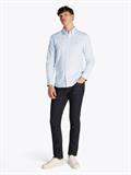 LINEN BLEND SOLID RF SHIRT breezy blue