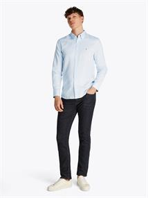 LINEN BLEND SOLID RF SHIRT breezy blue