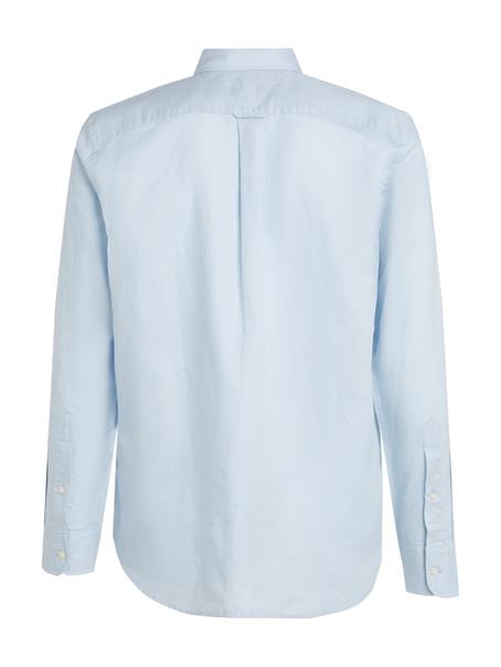LINEN BLEND SOLID RF SHIRT breezy blue