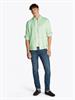 LINEN BLEND SOLID RF SHIRT opal green