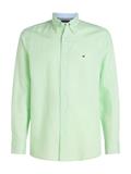 LINEN BLEND SOLID RF SHIRT opal green