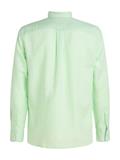 LINEN BLEND SOLID RF SHIRT opal green