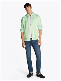 LINEN BLEND SOLID RF SHIRT opal green