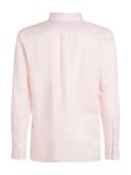 LINEN BLEND SOLID RF SHIRT pink lily