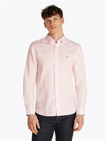 LINEN BLEND SOLID RF SHIRT pink lily