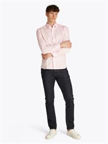 LINEN BLEND SOLID RF SHIRT pink lily