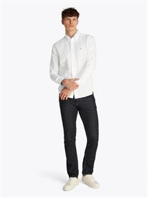 LINEN BLEND SOLID RF SHIRT th optic white