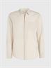 LINEN COTTON REGULAR SHIRT stony beige