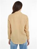 LINEN RELAXED SHIRT LS harvest wheat