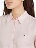 LINEN RELAXED SHIRT LS whimsy pink