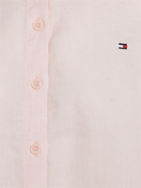 LINEN RELAXED SHIRT LS whimsy pink