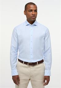 Linen Shirt Twill Langarm himmelblau