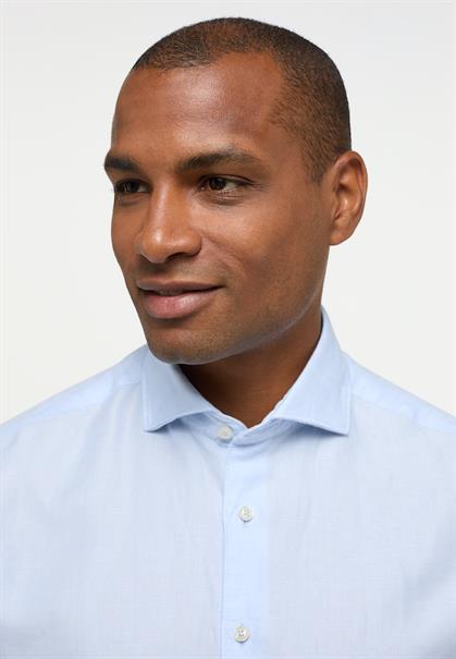 Linen Shirt Twill Langarm himmelblau