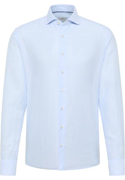 Linen Shirt Twill Langarm himmelblau