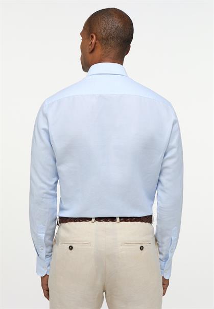 Linen Shirt Twill Langarm himmelblau