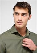 Linen Shirt Twill Langarm khaki