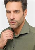 Linen Shirt Twill Langarm khaki