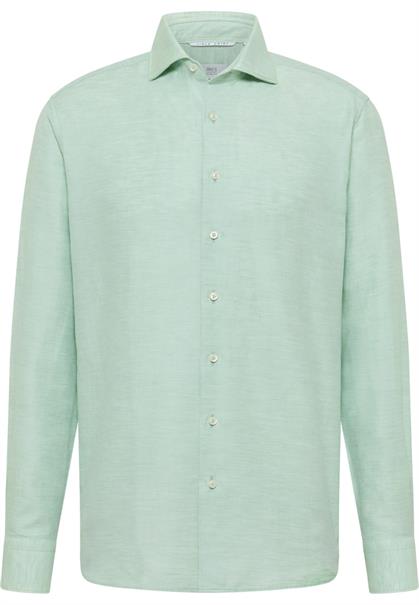 Linen Shirt Twill Langarm lime