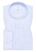 Linen Shirt Twill Langarm pastellblau