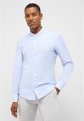 Linen Shirt Twill Langarm pastellblau