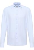 Linen Shirt Twill Langarm pastellblau