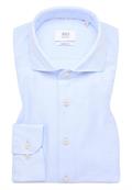 Linen Shirt Twill Langarm pastellblau