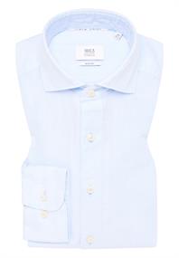 Linen Shirt Twill Langarm pastellblau
