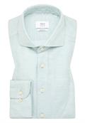 Linen Shirt Twill Langarm türkis