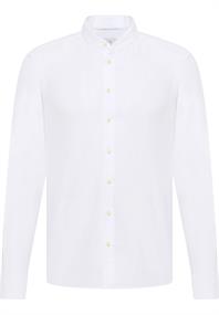 Linen Shirt Twill Langarm weiß