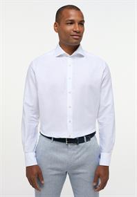 Linen Shirt Twill Langarm weiß